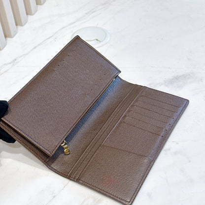 LV Damier Ebene Brazza Wallet