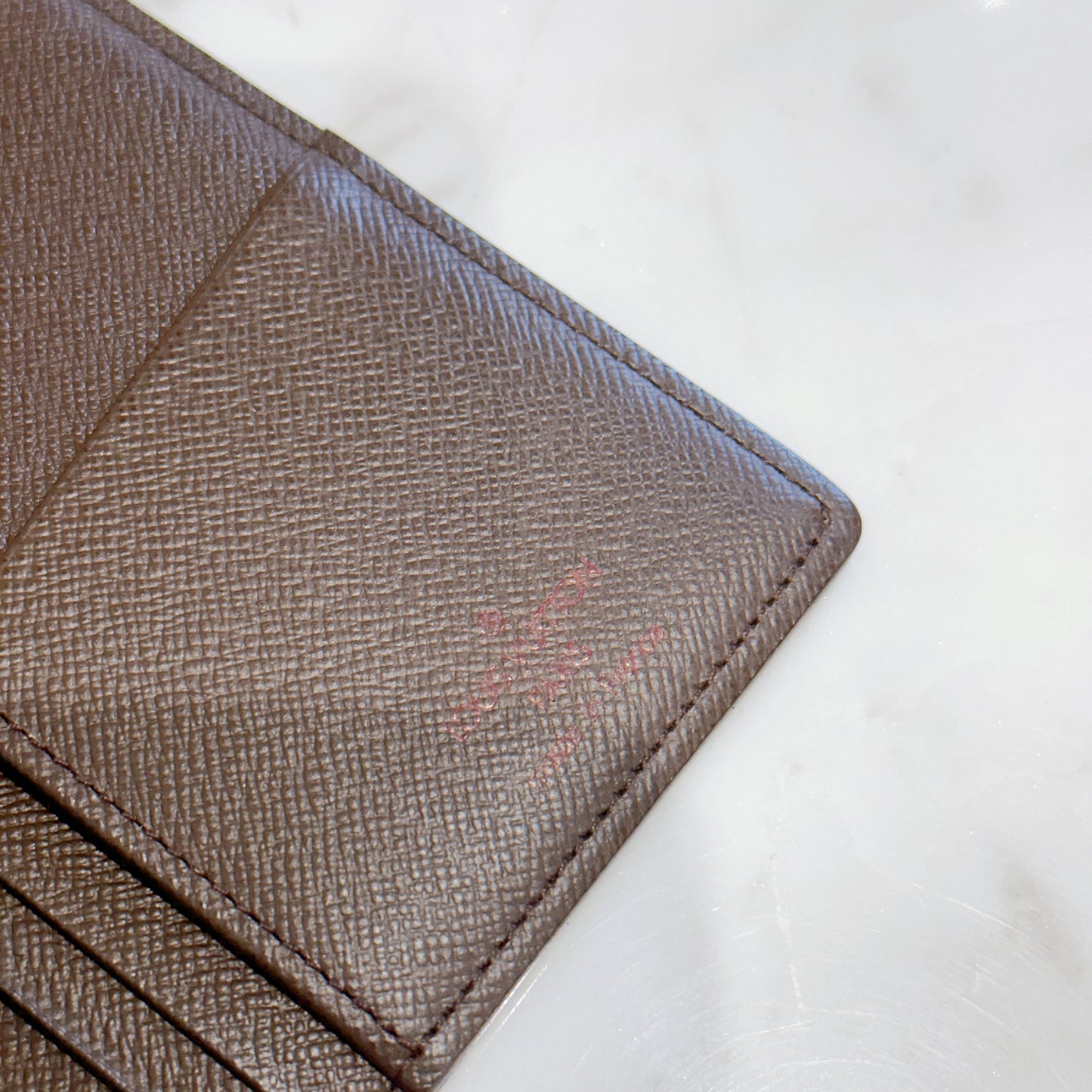 LV Damier Ebene Brazza Wallet