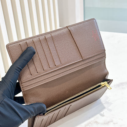 LV Damier Ebene Brazza Wallet