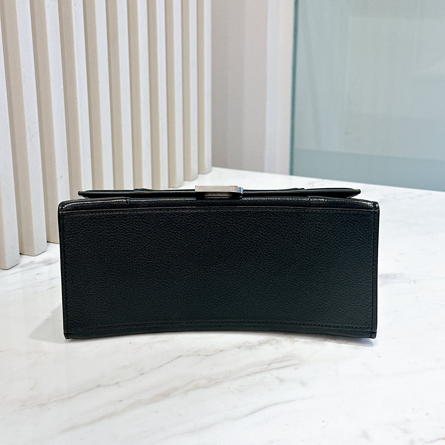 Balenciaga Hourglass Black Small in Calfskin