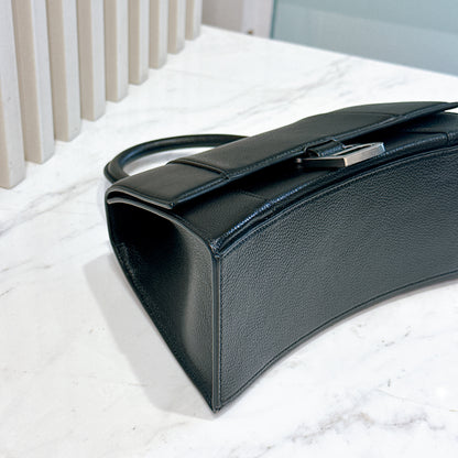 Balenciaga Hourglass Black Small in Calfskin