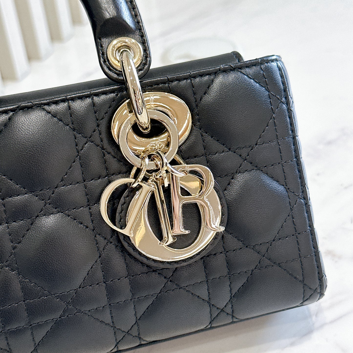 Lady D Joy Small in Black GHW