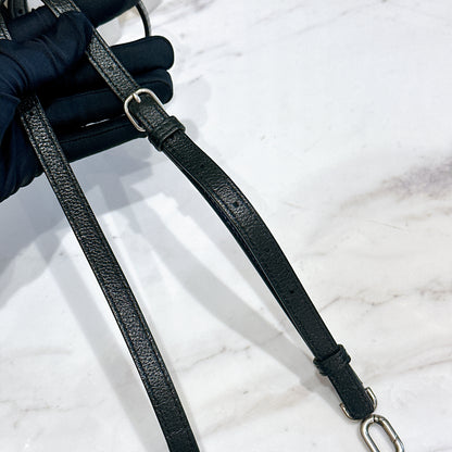 Balenciaga Hourglass Black Small in Calfskin