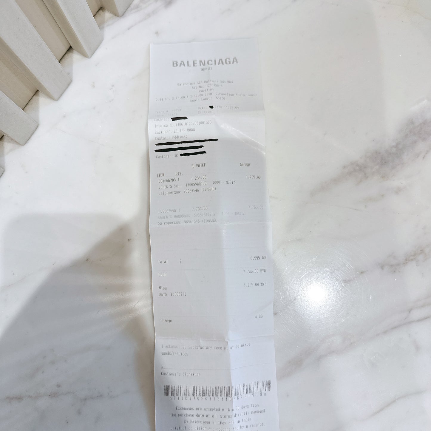 Balenciaga Hourglass Black Small in Calfskin