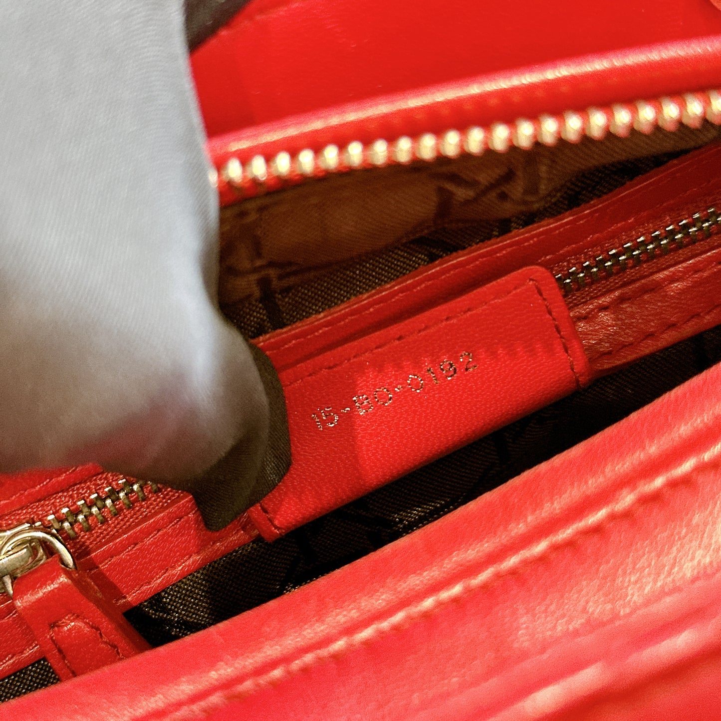 Lady Dior Medium In Red