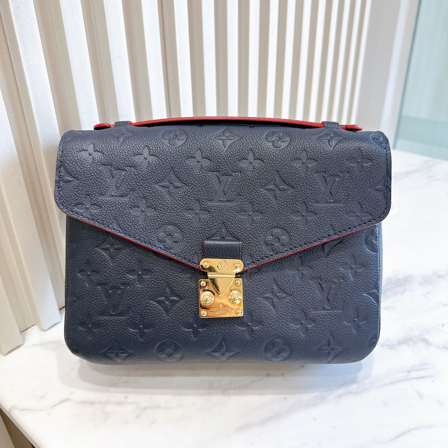 LV Pochette Metis Marine Rouge