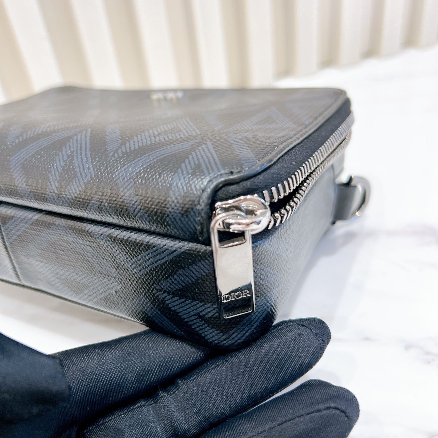 CD Diamond Pouch With Strap