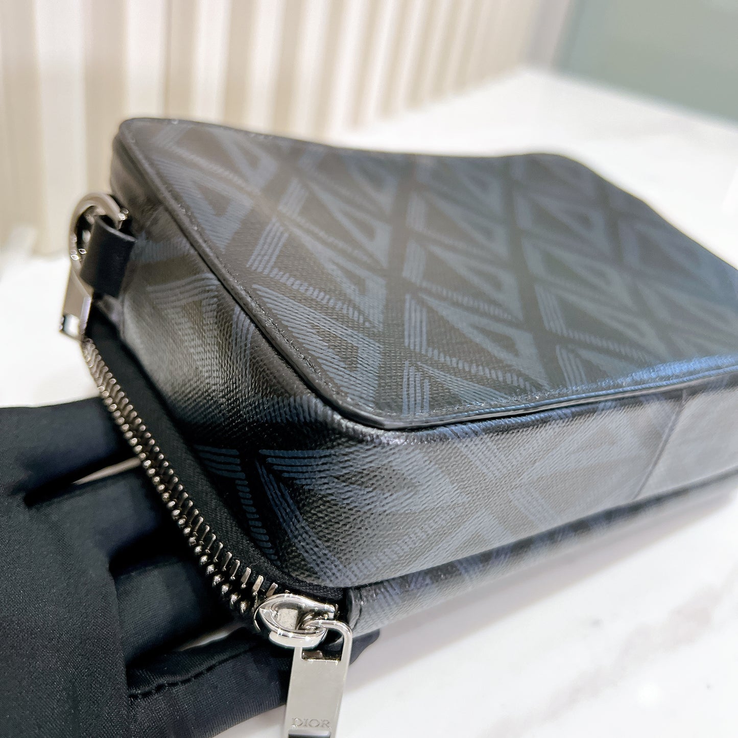 CD Diamond Pouch With Strap