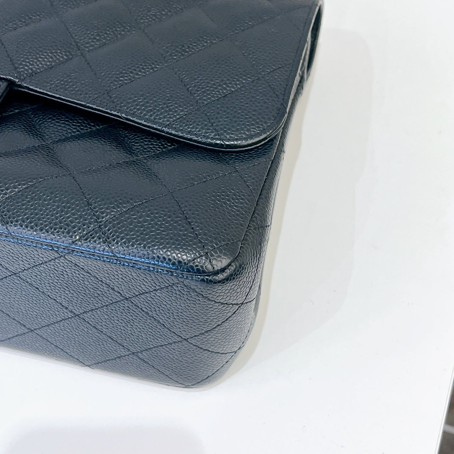 Chanel Classic Jumbo Caviar in Black SHW