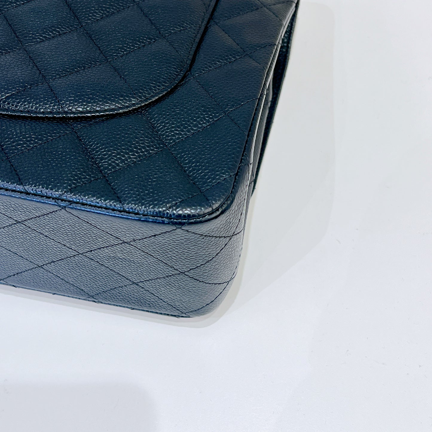 Chanel Classic Jumbo Caviar in Black SHW