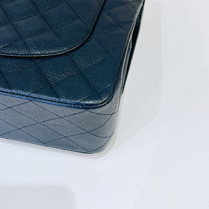 Chanel Classic Jumbo Caviar in Black SHW