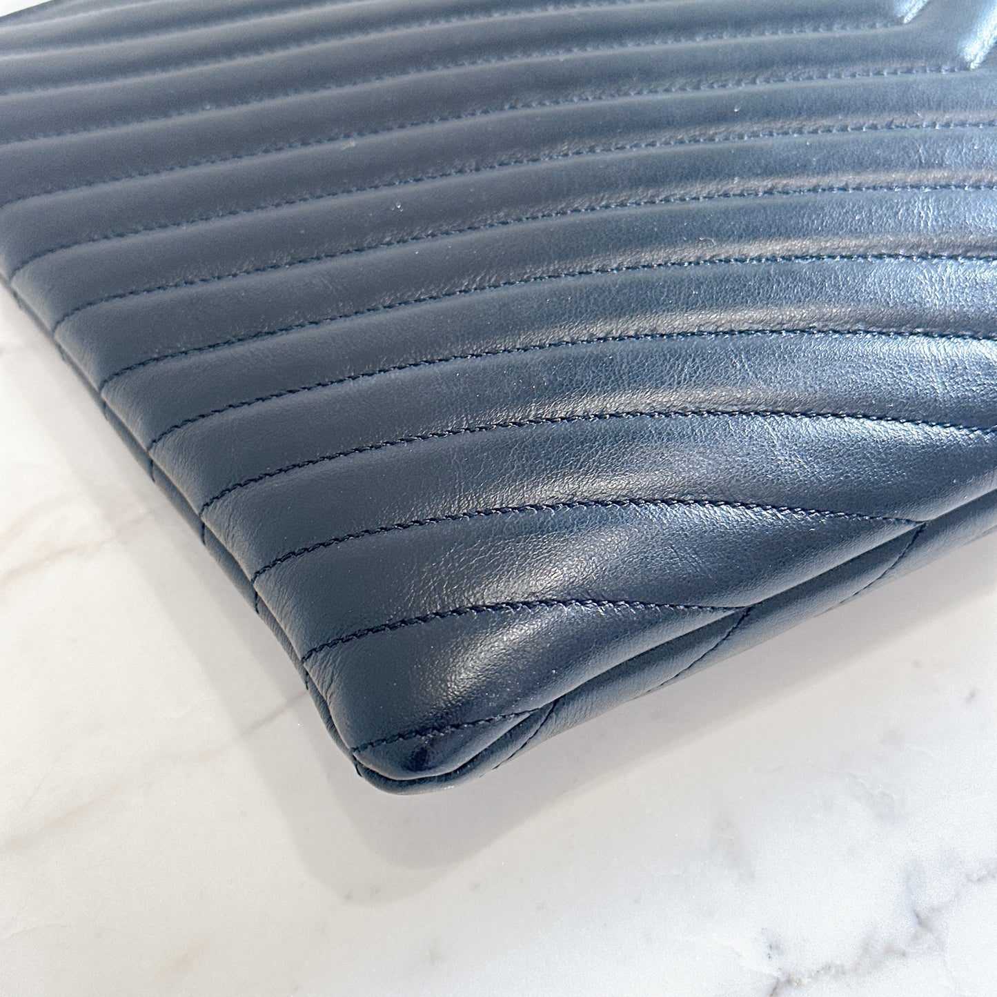 YSL Cassandre Clutch in Black