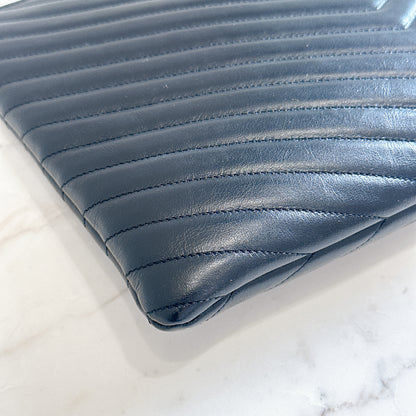 YSL Cassandre Clutch in Black