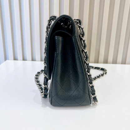 Chanel Classic Jumbo Caviar in Black SHW