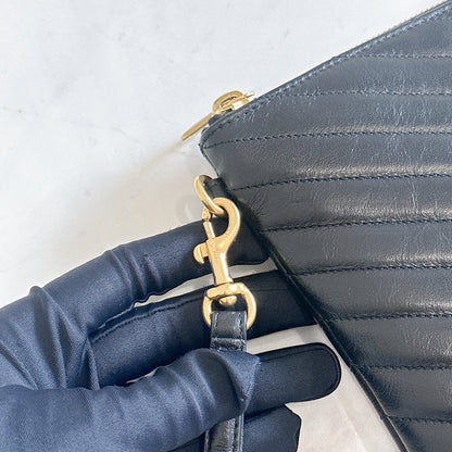 YSL Cassandre Clutch in Black