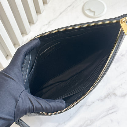 YSL Cassandre Clutch in Black