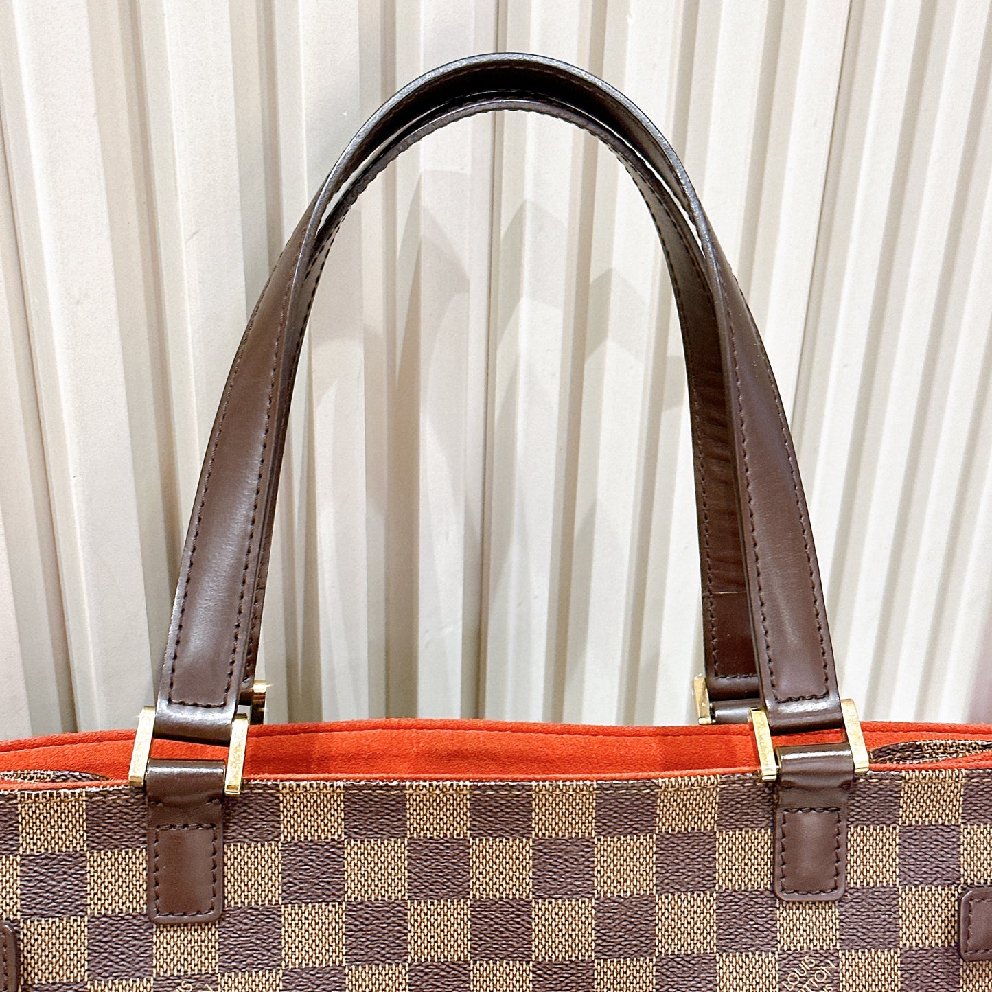 LV Uzes Tote in Damier Ebene