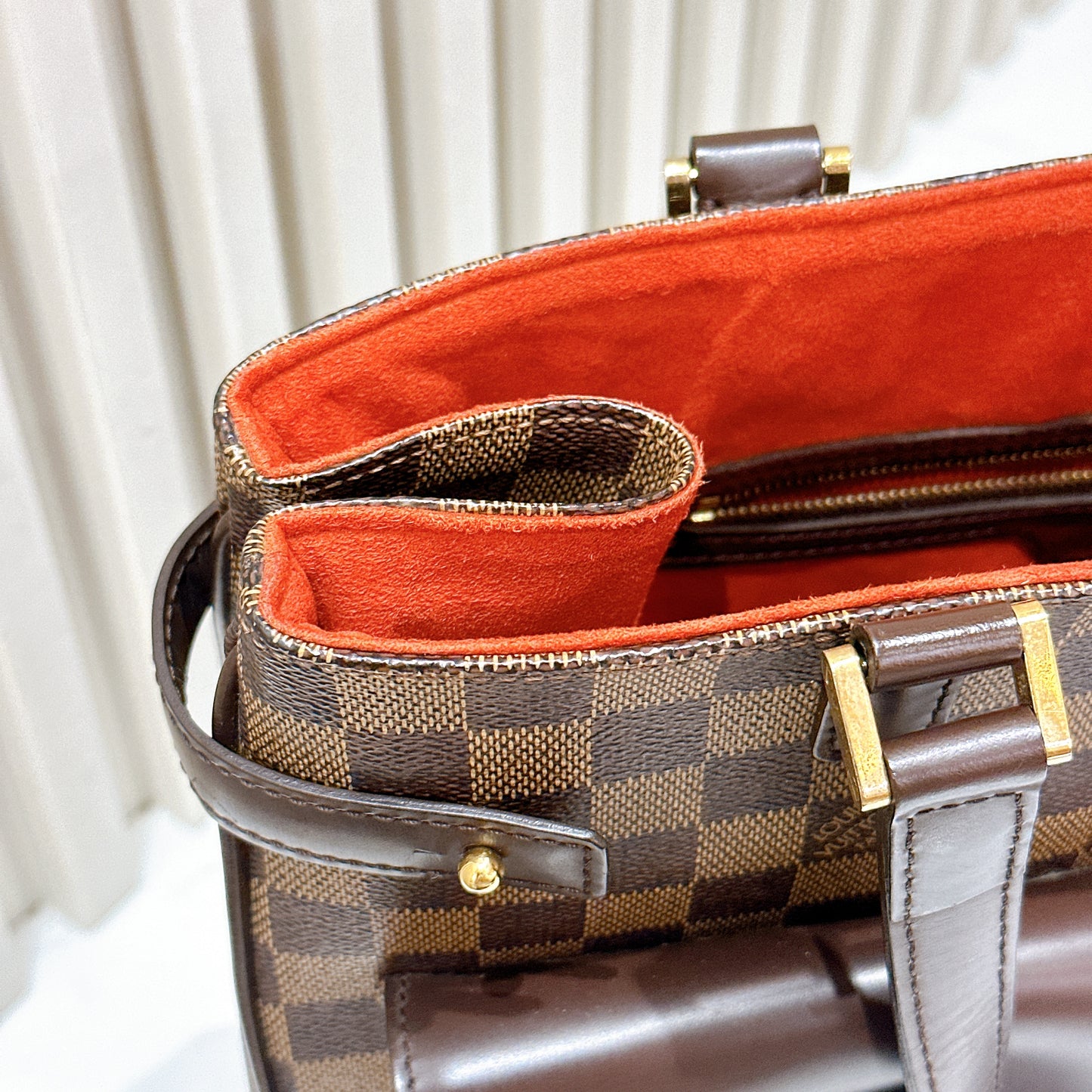 LV Uzes Tote in Damier Ebene