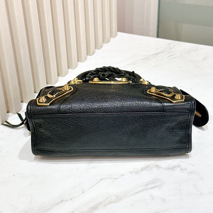 Balenciaga City Edge Mini in Black GHW