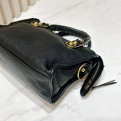 Balenciaga City Edge Mini in Black GHW