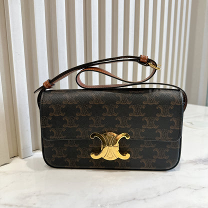 Celine Bag Claude in Triomphe Canvas