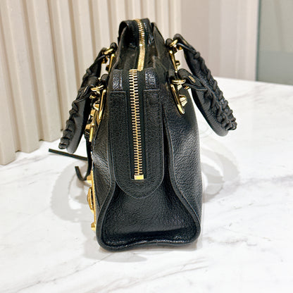 Balenciaga City Edge Mini in Black GHW