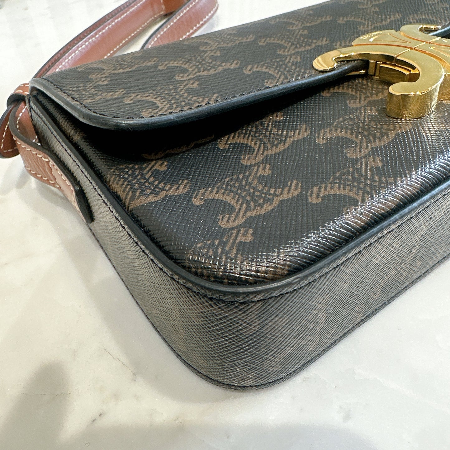 Celine Bag Claude in Triomphe Canvas