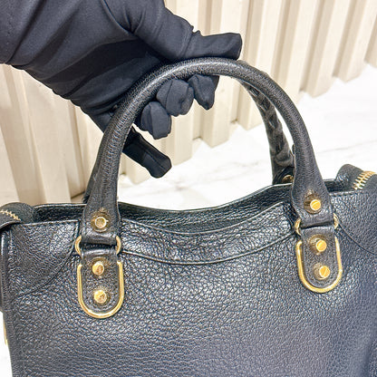 Balenciaga City Edge Mini in Black GHW