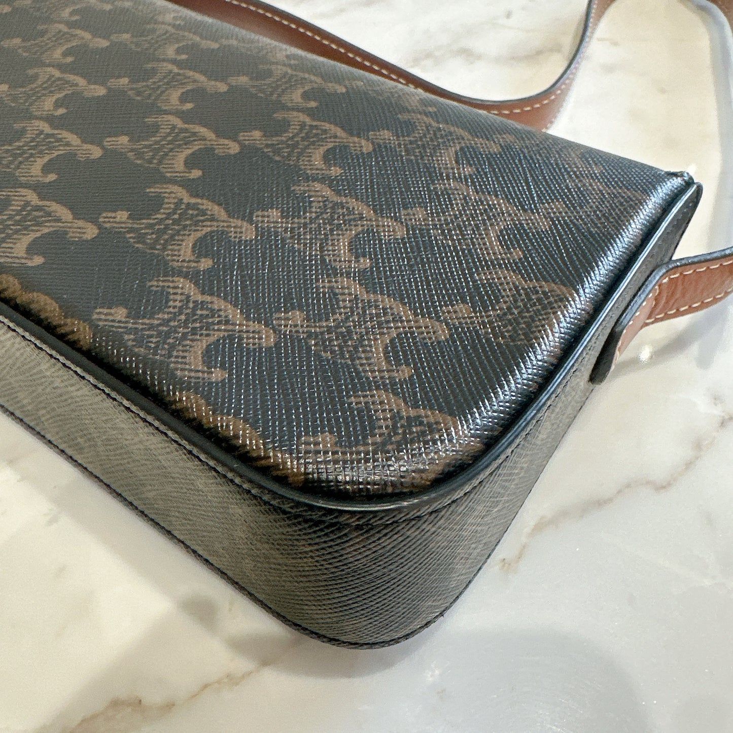 Celine Bag Claude in Triomphe Canvas
