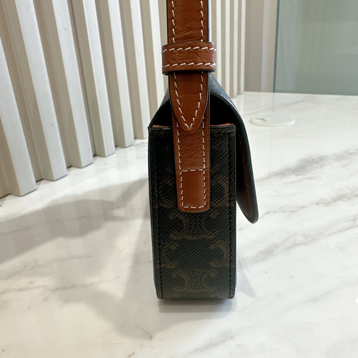 Celine Bag Claude in Triomphe Canvas