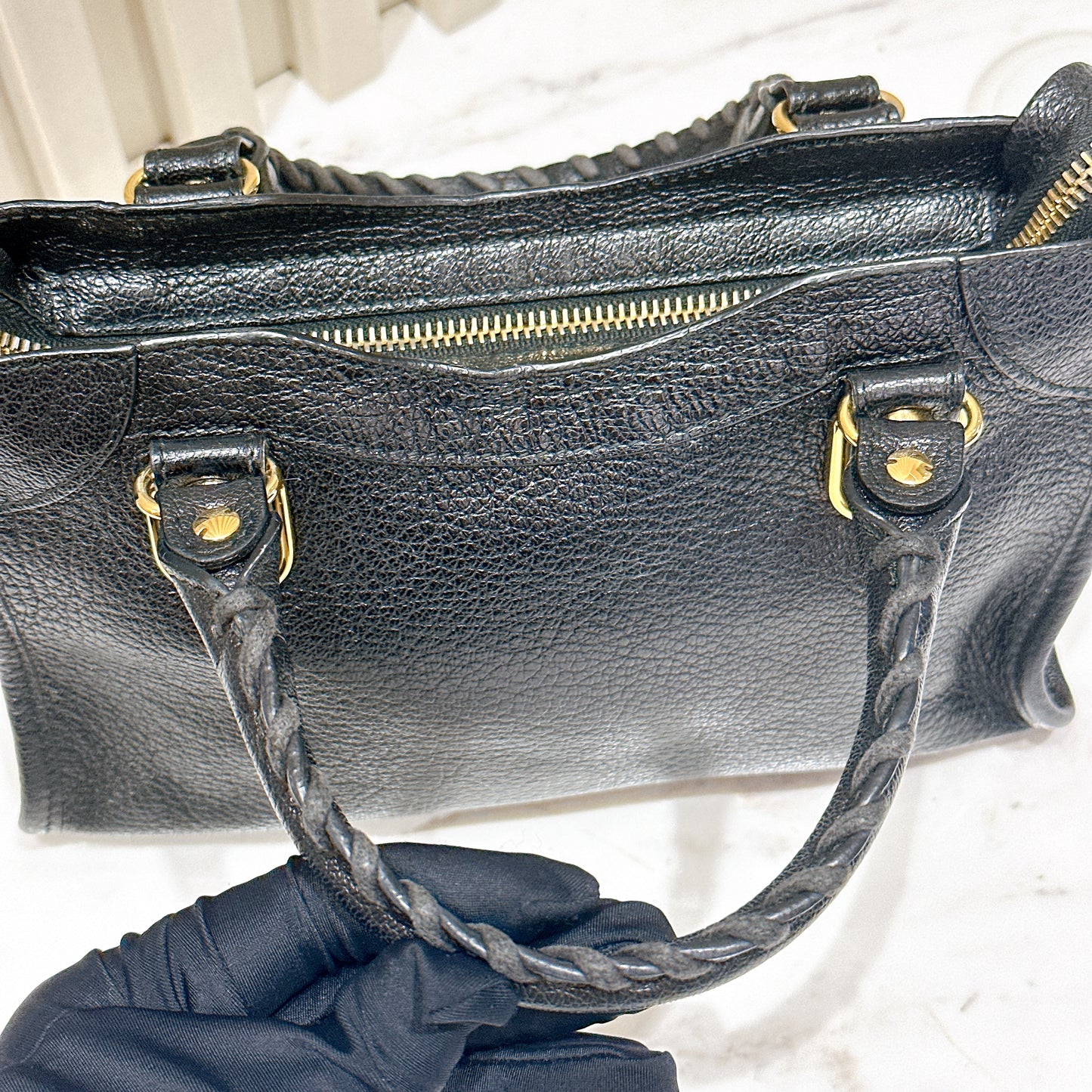 Balenciaga City Edge Mini in Black GHW