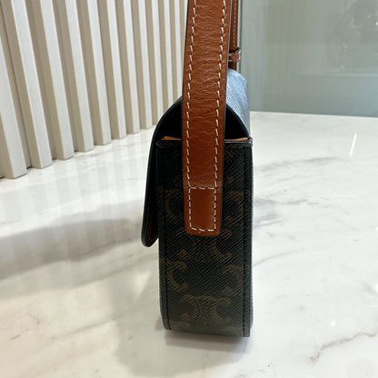 Celine Bag Claude in Triomphe Canvas