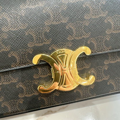 Celine Bag Claude in Triomphe Canvas