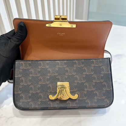 Celine Bag Claude in Triomphe Canvas