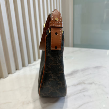 Celine Ava in Tan Triomphe Canvas