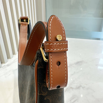 Celine Ava in Tan Triomphe Canvas