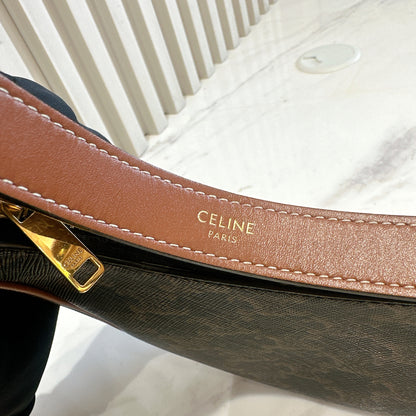 Celine Ava in Tan Triomphe Canvas