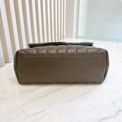 YSL Lou Small In Grey