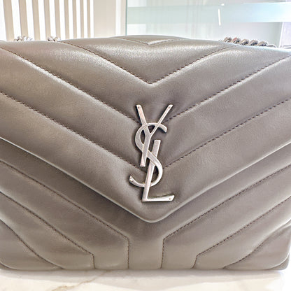 YSL Lou Small In Grey