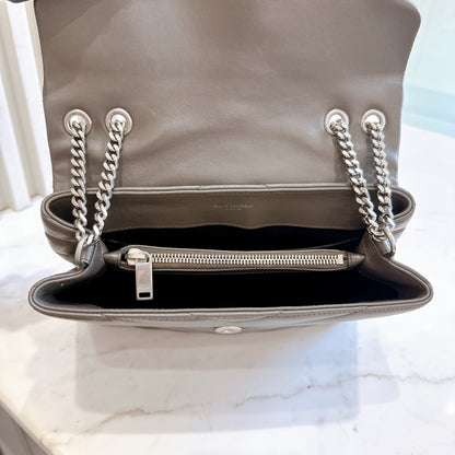 YSL Lou Small In Grey