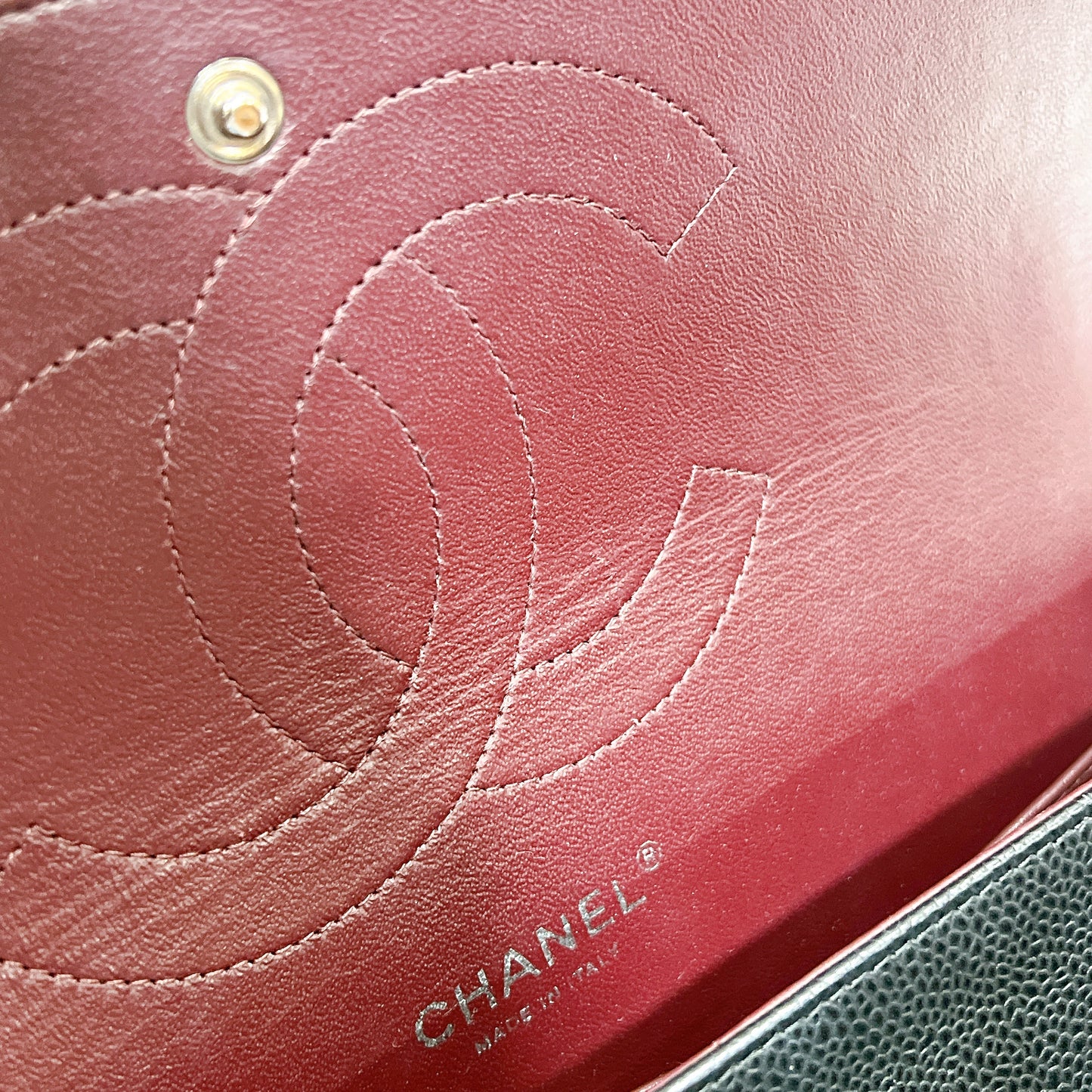 Chanel Classic Jumbo Caviar in Black SHW