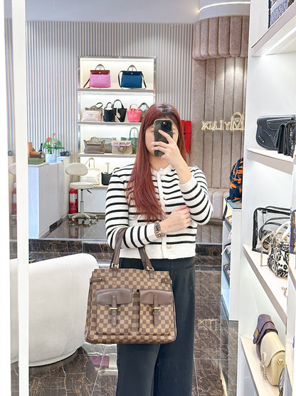 LV Uzes Tote in Damier Ebene