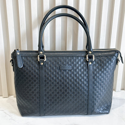 Gucci Micro Guccissima Black Tote