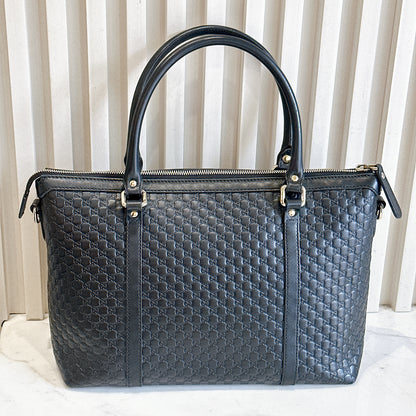 Gucci Micro Guccissima Black Tote