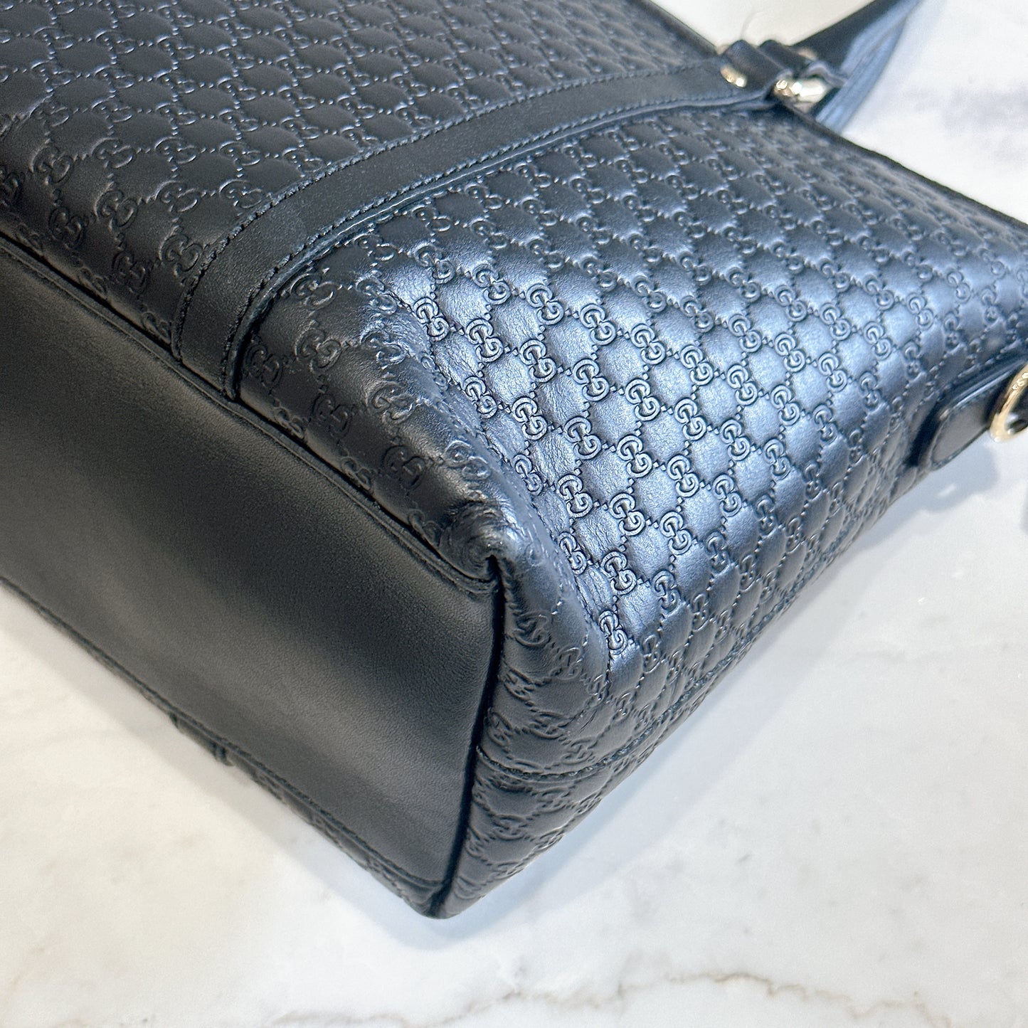 Gucci Micro Guccissima Black Tote