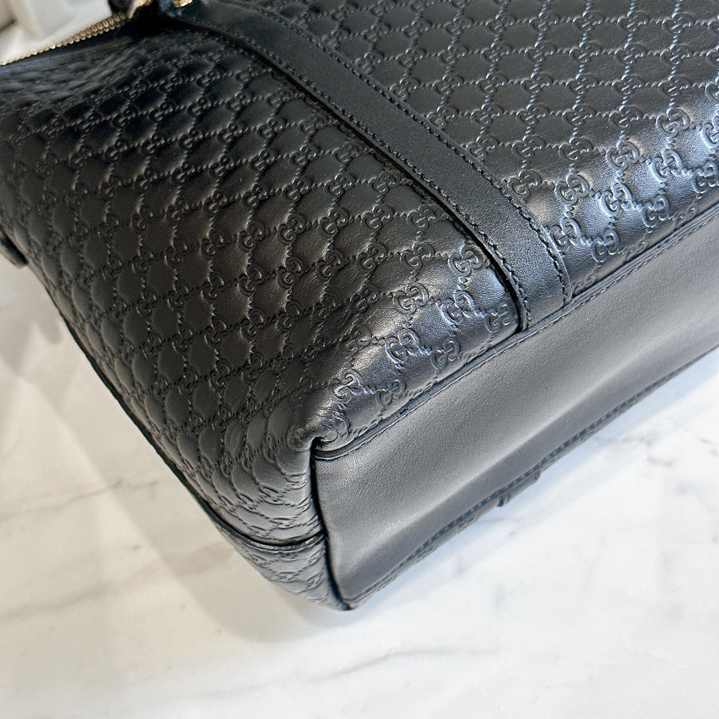 Gucci Micro Guccissima Black Tote