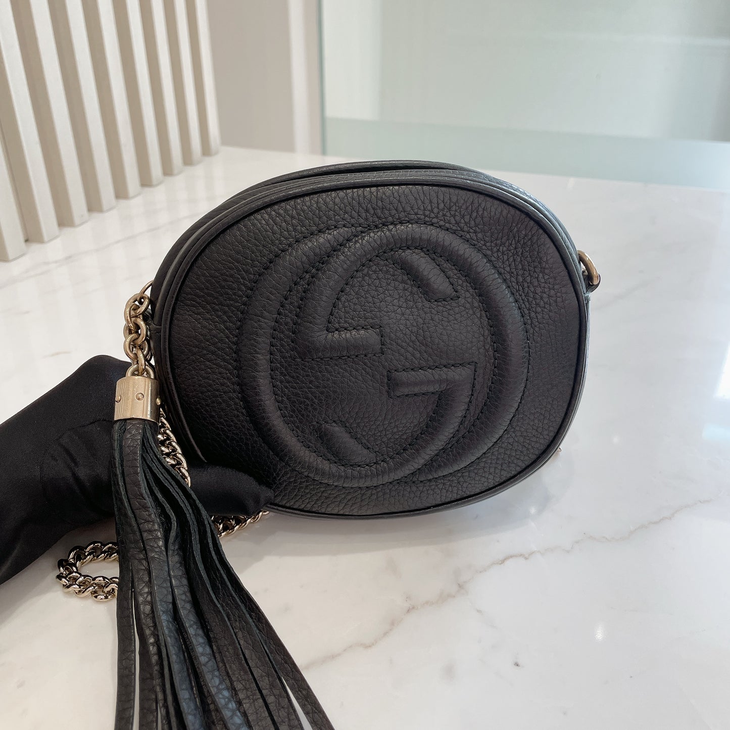 Gucci Disco Soho Chain Round Bag