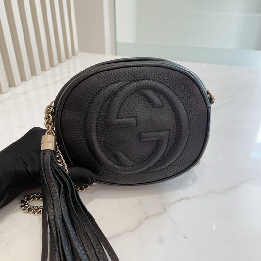 Gucci Disco Soho Chain Round Bag