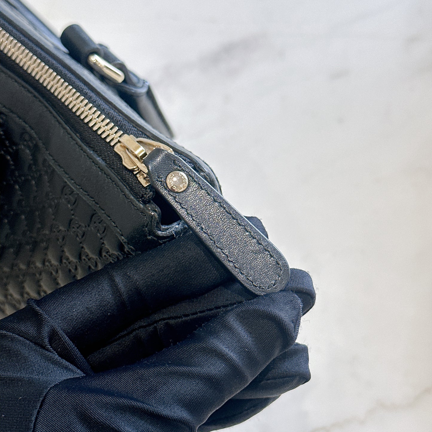 Gucci Micro Guccissima Black Tote