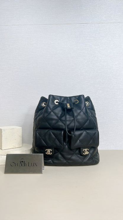 Chanel Drawstring Two Pockets Backpack